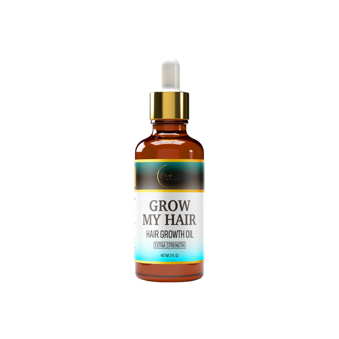 Grow My Hair Extra Strength Hair Growth Oil Bottle Infused With DHT Blocking Herbs