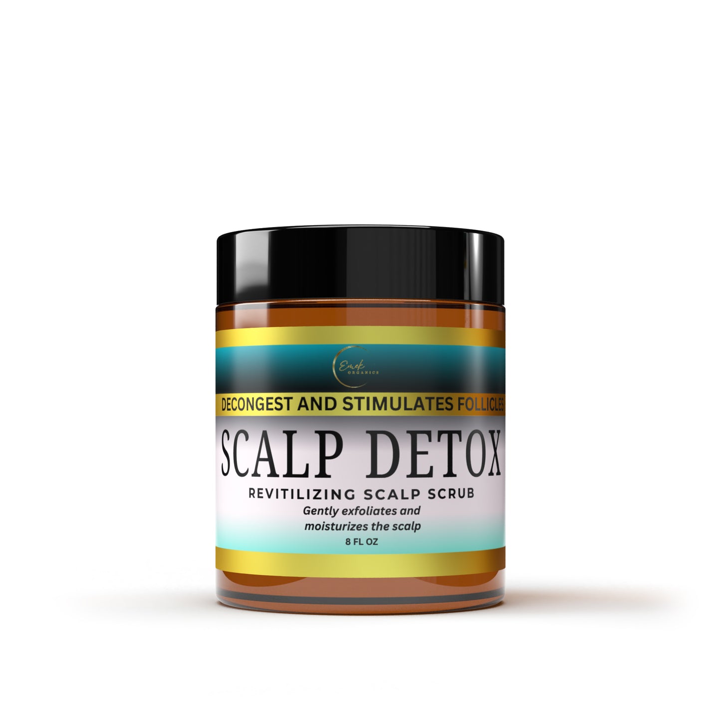 EMEK ORGANICS SCALP DETOX REVITALIZING SCALP SCRUB EXFOLIATING CLARIFYING SCALP TREATMENT