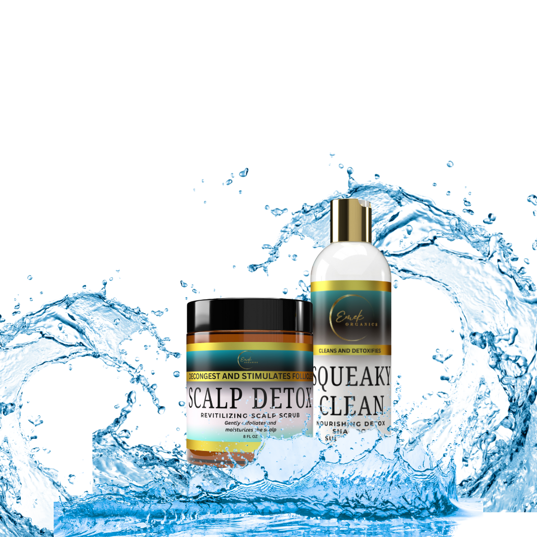 EMEK ORGANICS COMPLETE HAIR CARE BUNDLE, FOR HAIR LOSS, THINNING OR EXCESSIVE SHEDDING