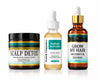 Scalp Reset & Hair Growth System | Scalp Detox + Follicle Activator + Hair Growth Oil for Thinning Hair & Shedding