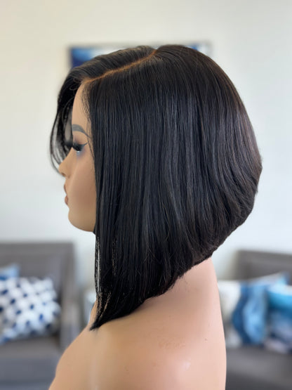 Glueless 5x5 HD Lace Closure Bob Wig Human Hair Wig