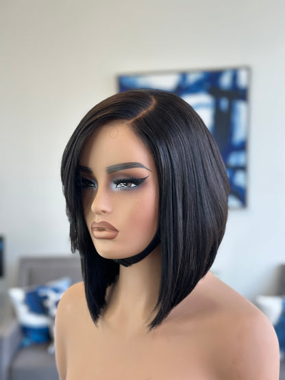 Glueless 5x5 HD Lace Closure Bob Wig Human Hair Wig