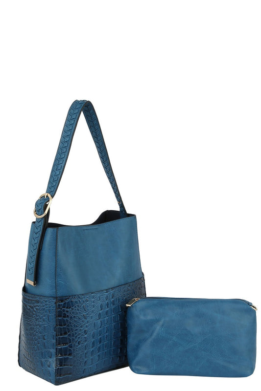 Blue Handbag w/wallet