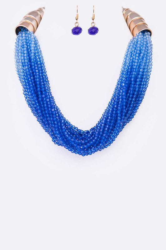 Blue Necklace Set