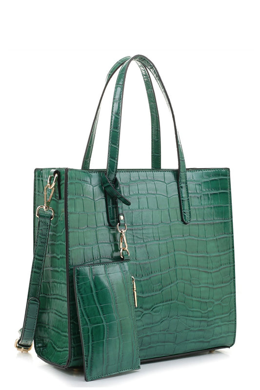 Green Handbag w/wallet