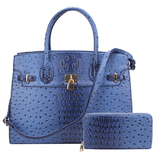 Blue Handbag w/wallet
