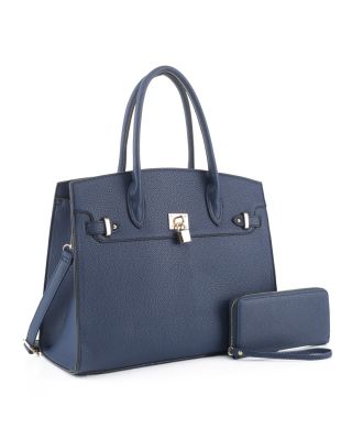 Navy Blue Handbag Set