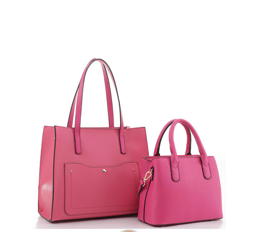 Fuchsia Handbag Set