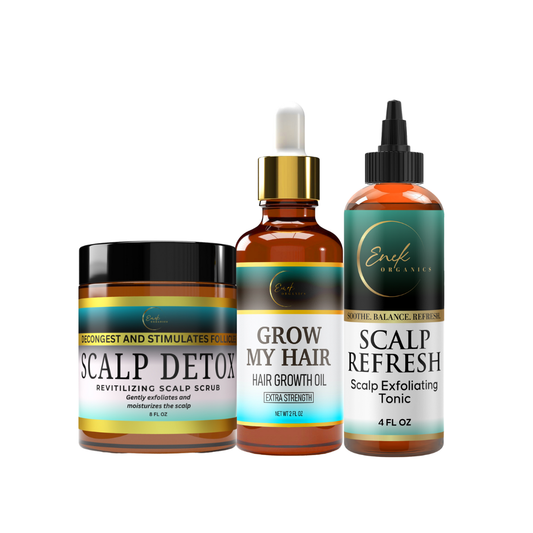 Detox & Grow Trio – 3-Step Hair Growth & Scalp Care System